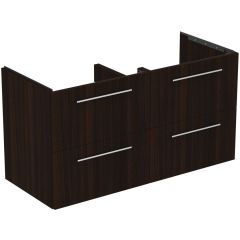 I.LIFE B Skrinka pod dvojumývadlo 120 cm, drevodekor kávový…
