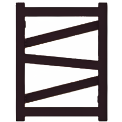 TERMA VIPERA radiátor 40x51 cm, vonkajšie pripojenie 360 mm…