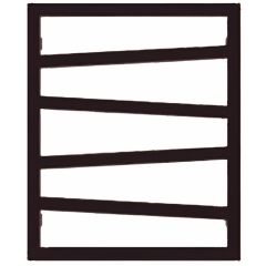 TERMA ZIG ZAG radiátor 50x60 cm, vonkajšie pripojenie 470…