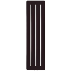 TERMA AERO V radiátor 32,5x120 cm, vonkajšie pripojenie 255…