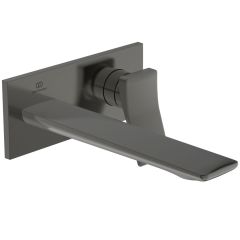 CONCA umývadlová batéria nástenná, magnetovo sivá, výtok 22 cm, diel 2, A7372A5