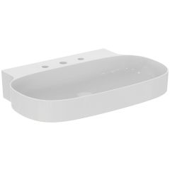 LINDA-X Umývadlo nástenné 75x50 cm, s 3 otvormi pre batériu, T499201