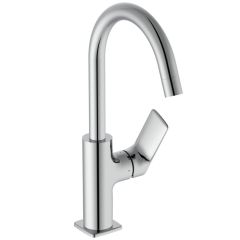 CeraLife C umývadlová batéria vysoká s otočným vývodom bez odpadovej garnitúry a flexibilnými hadicami, 3,85L/min., BE053AA