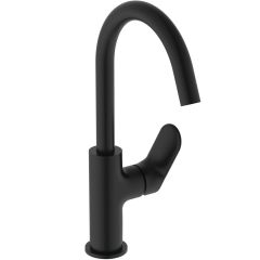 CeraLife O umývadlová batéria vysoká s otočným vývodom s click-clack odpadovou garnitúrou a flexibilnými hadicami, 3,85L/min., BE016XG