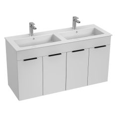 JIKA Cube Skrinka, 4 dvere, vr. umývadla 1200x430 mm,…