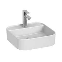 JIKA ASTRA Umývadlová misa, štvorcová, s armatúrnou doskou,…