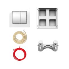 JIKA MODUL Pneumatický set pre podomietkové moduly, Biela,…