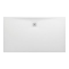 LAUFEN LAUFEN PRO Sprchová vanička, obdĺžniková, s odtokom na dlhšej strane, Marbond, 1400x800x30 mm, Biela 000, H2109530000001