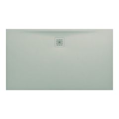 LAUFEN LAUFEN PRO Sprchová vanička, obdĺžniková, s odtokom na dlhšej strane, Marbond, 1400x800x30 mm, Svetlo šedá 077, H2109530770001