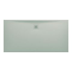 LAUFEN LAUFEN PRO Sprchová vanička, obdĺžniková, s odtokom na dlhšej strane, Marbond, 1600x800x32 mm, Svetlo šedá 077, H2109540770001