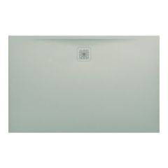 LAUFEN LAUFEN PRO Sprchová vanička, obdĺžniková, s odtokom na dlhšej strane, Marbond, 1400x900x30 mm, Svetlo šedá 077, H2109590770001