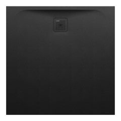 LAUFEN LAUFEN PRO Sprchová vanička, štvorcová, s odtokom na boku, Marbond, 1000x1000x33 mm, Čierna 080, H2119520800001