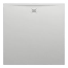 LAUFEN LAUFEN PRO Sprchová vanička, štvorcová, s odtokom na boku, 1500x1500x40 mm, Svetlo šedá 077, H2139530770001