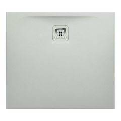 LAUFEN LAUFEN PRO Sprchová vanička, obdĺžniková, s odtokom na dlhšej strane, Marbond, 900x800x30 mm, Svetlo šedá 077, H2149500770001