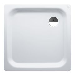LAUFEN PLATINA Oceľová sprchová vanička, hrúbka 3,5 mm, 800x800x65 mm, Biela matná 757, H2150117570401