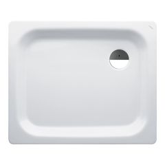 LAUFEN PLATINA Oceľová sprchová vanička, hrúbka 3,5 mm, 900x750x65 mm, Biela / protišmyková 600, H2150136000401