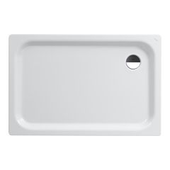 LAUFEN PLATINA Oceľová sprchová vanička, hrúbka 3,5 mm, 1200x800x65 mm, Biela 000, H2150150000401