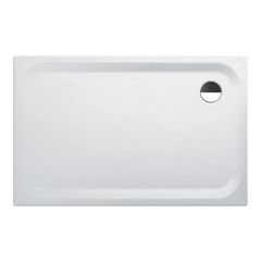 LAUFEN PLATINA Oceľová sprchová vanička, obdĺžniková, oceľ 3,5 mm, extra plochá (25 mm), 1400x900x25 mm, Biela matná 757, H2150347570401