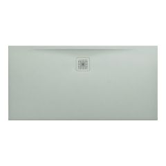 LAUFEN LAUFEN PRO Sprchová vanička, obdĺžniková, s odtokom na dlhšej strane, Marbond, 1400x700x30 mm, Svetlo šedá 077, H2159540770001