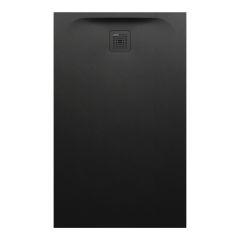 LAUFEN LAUFEN PRO Sprchová vanička, obdĺžniková, s odtokom na kratšej strane, Marbond, 1300x800x42 mm, Čierna 080, H2159550800001