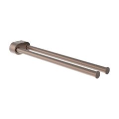 LAUFEN NIARA Dvojitý držiak uteráka, otočný, PVD kartáčovaná zlatoružová 168, H3810611680011