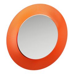 LAUFEN Kartell LAUFEN Zrkadlo 'All Saints', s nepriamym LED osvetlením, Ø780 mm, Oranžova mandarínka 082, H3863330820001