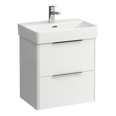 LAUFEN BASE Skrinka pod umývadlo, 2 zásuvky, pre umývadlo H818958 (compact), 520x360x530 mm, Biela matná 260, H4021521102601