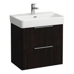 LAUFEN BASE Skrinka pod umývadlo, 2 zásuvky, pre umývadlo H818959 (compact), 570x360x530 mm, Tmavohnedý brest 263, H4022121102631