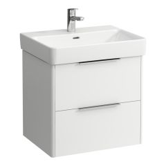 LAUFEN BASE Skrinka pod umývadlo, 2 zásuvky, pre umývadlo H810963, 570x440x530 mm, Biela matná 260, H4022321102601