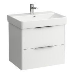 LAUFEN BASE Skrinka pod umývadlo, 2 zásuvky, pre umývadlo H810964, 615x440x530 mm, Biela matná 260, H4022921102601