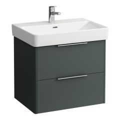 LAUFEN BASE Skrinka pod umývadlo, 2 zásuvky, pre umývadlo H810964, 615x440x530 mm, Šedá traffic 266, H4022921102661