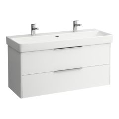 LAUFEN BASE Skrinka pod umývadlo, 2 zásuvky, pre umývadlo H814965, 1160x440x530 mm, Biela matná 260, H4024921102601