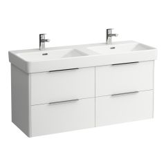 LAUFEN BASE Skrinka pod umývadlo, 4 zásuvky, pre umývadlo H814966, 1160x440x530 mm, Biela matná 260, H4024941102601