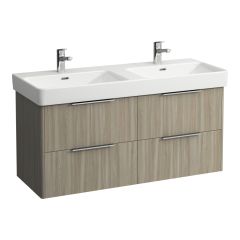LAUFEN BASE Skrinka pod umývadlo, 4 zásuvky, pre umývadlo H814966, 1160x440x530 mm, Bledý brest 262, H4024941102621
