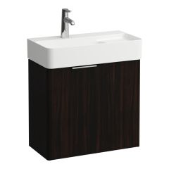 LAUFEN BASE Skrinka pod umývadlo, 2 dvierka, pre umývadlo 815285, 585x290x525 mm, Tmavohnedý brest 263, H4025521102631