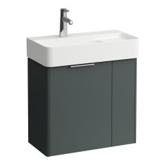 LAUFEN BASE Skrinka pod umývadlo, 2 dvierka, pre umývadlo 815285, 585x290x525 mm, Šedá traffic 266, H4025521102661