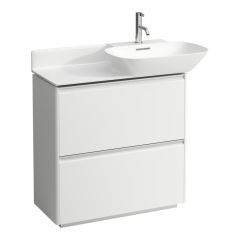 LAUFEN BASE Skrinka pod umývadlo, s 2 zásuvkami, pre umývadlá 813301, 813302, 770x350x770 mm, Biela matná 260, H4030021102601