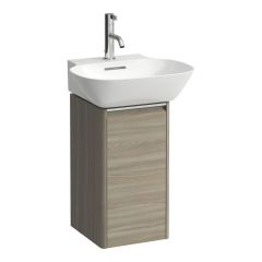 LAUFEN BASE Skrinka pod umývadlo, 1 dvierka, závesy vpravo, 1 vnútorná polička, pre umývadielko 815301, 275x295x515 mm, Bledý brest 262, H4030121102621