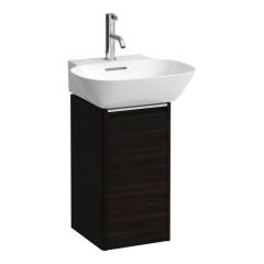 LAUFEN BASE Skrinka pod umývadlo, 1 dvierka, závesy vpravo, 1 vnútorná polička, pre umývadielko 815301, 275x295x515 mm, Tmavohnedý brest 263, H4030121102631