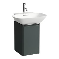 LAUFEN BASE Skrinka pod umývadlo, 1 dvierka, závesy vpravo, 1 vnútorná polička, pre umývadielko 815302, 315x340x515 mm, Šedá traffic 266, H4030221102661
