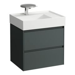 LAUFEN LANI Skrinka pod umývadlo, s 2 zásuvkami, pre umývadlo H810334, 585x450x515 mm, Šedá traffic 266, H4039321122661