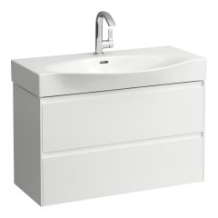 LAUFEN LANI Skrinka pod umývadlo, s 2 zásuvkami, pre umývadlo H811702, 880x370x515 mm, Biela matná 260, H4042121122601
