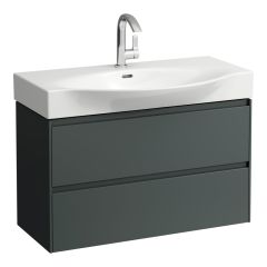 LAUFEN LANI Skrinka pod umývadlo, s 2 zásuvkami, pre umývadlo H811702, 880x370x515 mm, Šedá traffic 266, H4042121122661