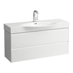 LAUFEN LANI Skrinka pod umývadlo, s 2 zásuvkami, pre umývadlo H811704, 1180x370x515 mm, Biela matná 260, H4042221122601