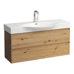 LAUFEN LANI Skrinka pod umývadlo, s 2 zásuvkami, pre umývadlo H811704, 1180x370x515 mm, Divoký dub 267, H4042221122671