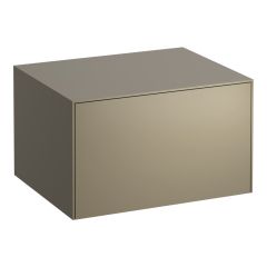 LAUFEN SONAR Skrinka pod umývadlo 600, s 1 zásuvkou, bez výrezu, 575x455x340 mm, Titán 042, H4054000340421