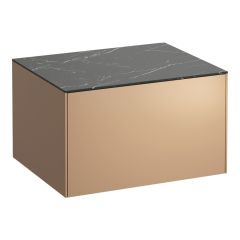 LAUFEN SONAR Skrinka pod umývadlo 600, s 1 zásuvkou, bez výrezu, 575x455x340 mm, Meď & nero marquina 141, H4054000341411