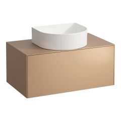 LAUFEN SONAR Skrinka pod umývadlo, s 1 zásuvkou, pre umývadlové misy H812340, H812341, H812342, H812343, s výrezom uprostred, 775x455x340 mm, Meď 041, H4054110340411