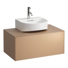 LAUFEN SONAR Skrinka pod umývadlo, s 1 zásuvkou, pre umývadielka H816341/H816342, s výrezom uprostred, 775x455x340 mm, Meď 041, H4054410340411