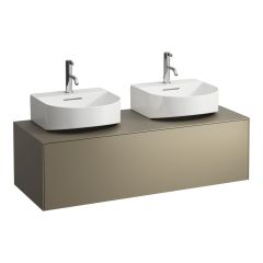 LAUFEN SONAR Skrinka pod umývadlo, s 1 zásuvkou, pre umývadielka H816341, s výrezom vľavo a vpravo, 1175x455x340 mm, Titán 042, H4054540340421
